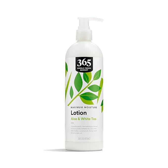 365 by Whole Foods Market, Lotion Maximum Moisture Aloe & White Tea, 16 Ounce