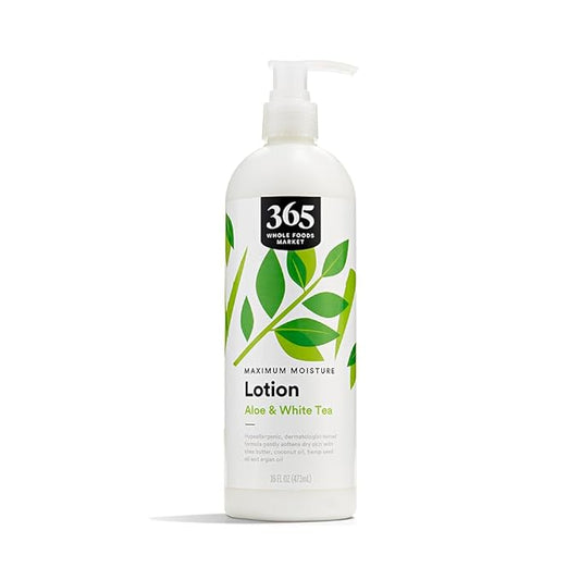 365 by Whole Foods Market, Lotion Maximum Moisture Aloe & White Tea, 16 Ounce