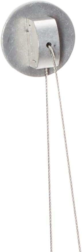Spancraft Glass CR-4.75x18-Brushed Steel Crane Glass Shelf, Brushed Steel, 4.75" x 18"
