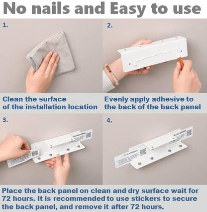 Under Sink Organizer Sliding Storage Rack for Kitchen & Bathroom, Space-Saving Pull-Out Storage for Bottles, Spices, Cleaning Supplies Adjustable Under Cabinet Organizer Durable Metal Shelf, White
