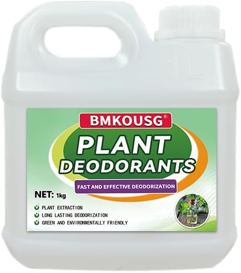 Strength Odor Eliminator Concentrate - 1 KG Outdoor Trash Can Deodorizer & Liquid Odor Remover (Pet Safety) Trash Can Odor Eliminator - Safety & Fast-Acting Deodorizer to Eliminate Odors