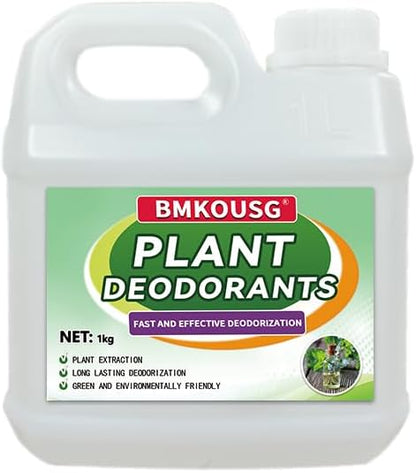 Strength Odor Eliminator Concentrate - 1 KG Outdoor Trash Can Deodorizer & Liquid Odor Remover (Pet Safety) Trash Can Odor Eliminator - Safety & Fast-Acting Deodorizer to Eliminate Odors