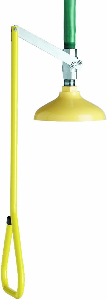 Speakman SE-220 Lifesaver Vertical Supply Emergency Shower, Yellow