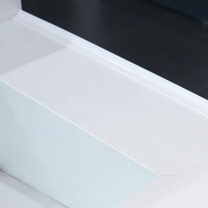 New Collapsible Shower Threshold Water Dam, Self Adhesive Silicone Waterproof Barrier Bathroom and Kitchen Water Strip Dam Shower Guard for Dry And Wet Separation Caulk Seal Strip Edge Trim(TM)