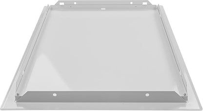 Vent Systems 16" x 12" Inch White Galvanized Steel Access Panel – Durable Access Door for Drywall, Wall or Ceiling – Easy Service Panel for Plumbing, Electrical, HVAC, and Maintenance Openings