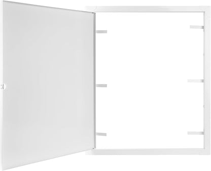 20 x 24 Inch White Rectangular Metal Plumbing Access Panel - Indoor Wall Access Door for HVAC, Wall, Ceiling, and Drywall with Panel - Opening Box Door Cover - Easy to Install