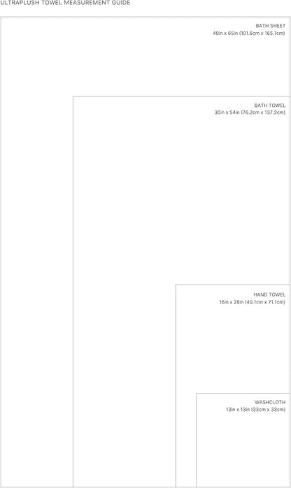 Italic Ultraplush 100% Australian Cotton Bath Sheets - Set of 2 Luxury Extra Large Heavy Duty Bath Sheets, 800GSM Plush and Absorbent Sheets for Hotels, Bath, Gym & Spa (White)