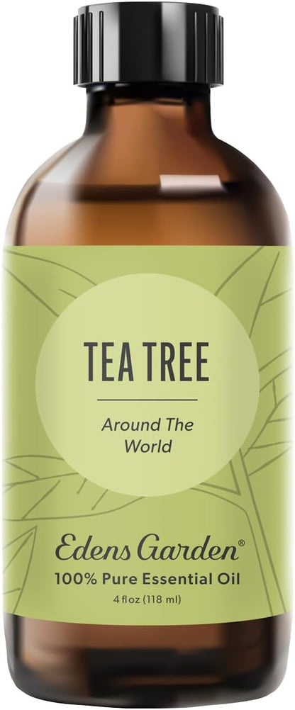 Edens Garden Tea Tree Around The World Essential Oil- 100% Pure Premium Grade, Undiluted, Natural, Therapeutic, Aromatherapy, The Best for Diffuser, Skin, Face, Hair 118 ml (4 fl oz)