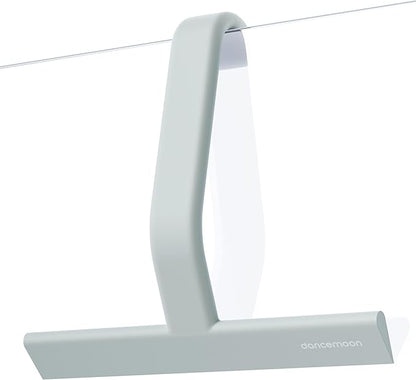 dancemoon JustHang Shower Squeegee for Glass Doors, All-One-Piece Silicone with Built-in Hook Design for Easy Hanging, Household Window Mirror Squeegee for Bathroom, Glass, Kitchen, Tile Wall, Car
