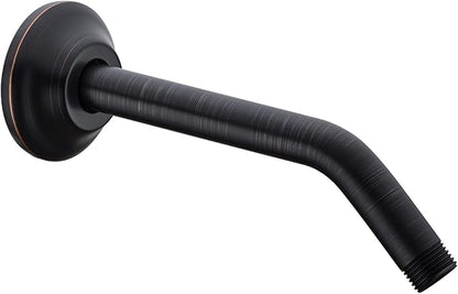 BESTILL Wall Mounted 8 Inch Shower Head Arm, Shower Arm and Flange Included, Oil Rubbed Bronze