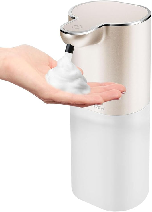 Soap Dispenser, Automatic Foaming Soap Dispenser with 4 Adjustable Volume Control, Touchless Rechargeable Hands Free Auto Soap Pump for Kitchen, Bathroom, Hotel, Restaurant,13.5oz/ 400ml