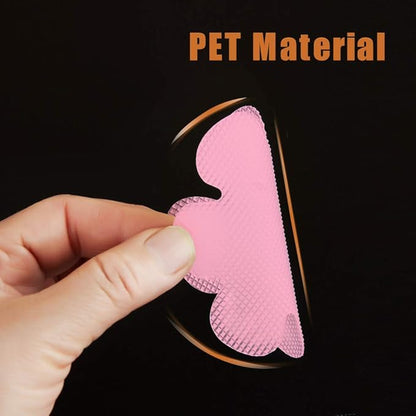 Bathtub Stickers Non-Slip, Safety Shower Treads Adhesive Appliques with Premium Scrape (Pink)