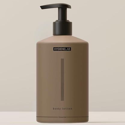 HygieneLab Body Lotion for Men – EWG Verified, Ultra Hydrating, Non-Toxic, Fast-Absorbing, Fragrance-Free, Unscented, Paraben-Free, Sulfate-Free, Daily body lotion for Dry Skin & Sensitive Skin, 12oz
