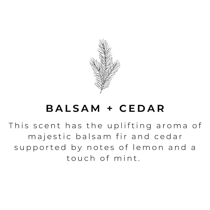River Birch Balsam Cedar Scented Natural Hand Soap Refill - Handmade Moisturizing Hand Wash Luxury Scented Hydrating Soap - Vegan and Non-Toxic - 32 Fl Oz