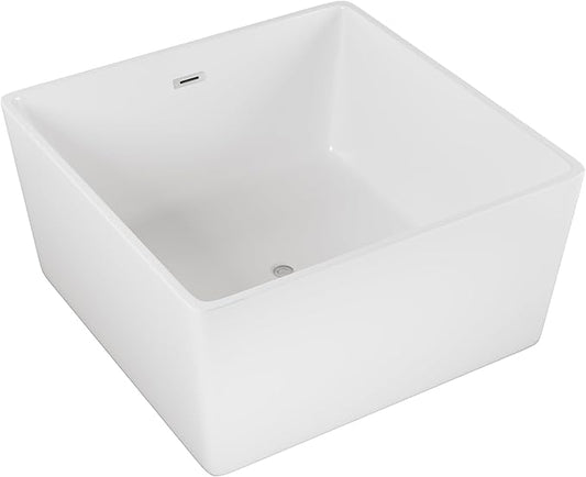 Voltaire 47" Square Freestanding Bathtub