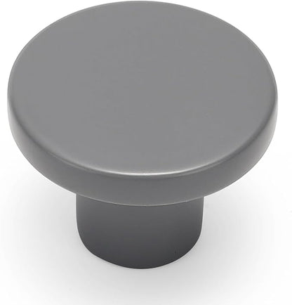 Ravinte 15 Pack Cabinet Knobs Grey Kitchen Cabinet Knobs Round Dresser Drawer Pulls Closet Door Pulls 1-1/5 Inch