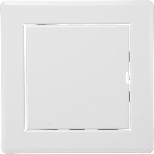 Vent Systems 4'' x 4'' Inch White Metal Access Panel - Easy Access Doors - Access Panel for Drywall, Wall, Electrical and Plumbing Service Door