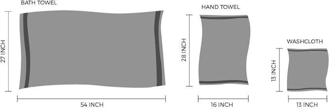 Veteran Textile LLC, Luxury Hotel & Spa, Turkish Cotton Dark Green Towels Bathroom Sets | 6 Pieces Fairfield Green Bath Towels | Soft and Absorbent Green Towel Set for Your Bathroom