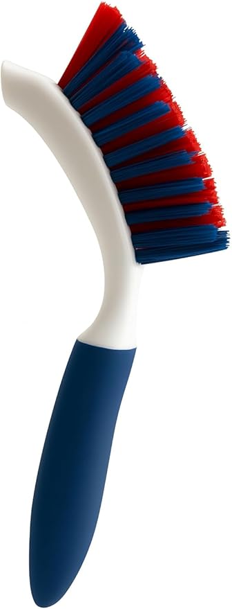 Grout Brush with Stiff Bristles – Heavy-Duty Scrub Brush for Tile, Bathroom, Shower, and Floor Cleaning – Precision Hand Cleaning Tool