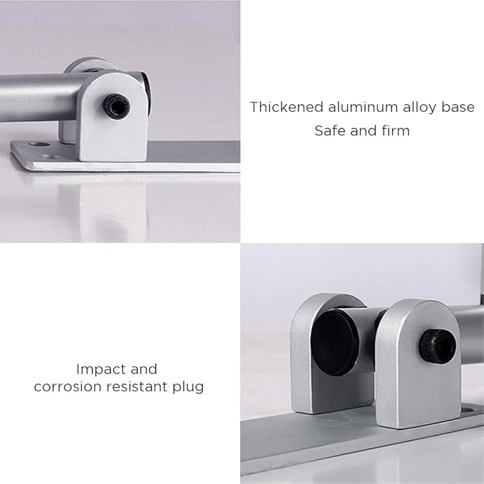 Handicap Grab Bars Rails 23.6 Inch Toilet Handrails Bathroom Safety Bar Hand Support Rail Handicapped Handrail Accessories for Seniors Elderly Disabled Mounted Bath Grips