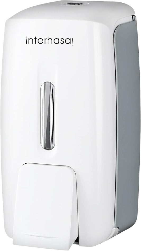 interhasa! Soap Dispenser Wall Mount Refillable 28oz Hand Sanitizer Dispenser Commercial Hand Soap Dispenser for Bathroom Support Liquid Gel Soap