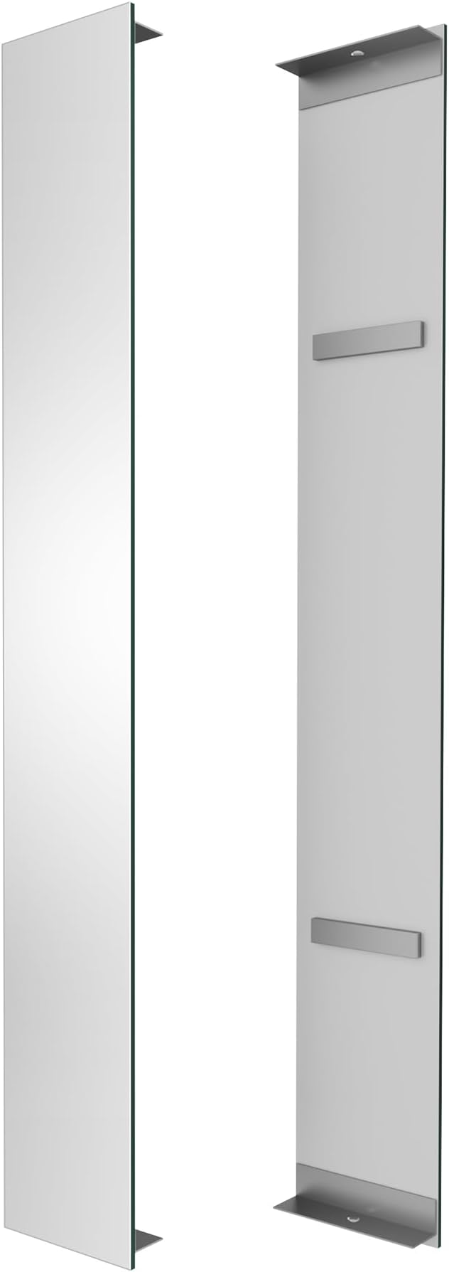 Side Mirrored Kits, 4'' W x 30'' H Decorative Side Mirrors Set of 2 for 30-Inch-Height Beveled Lighted Mirror Cabinet Surface-Mounting-Use Only (for Model-Anglora)