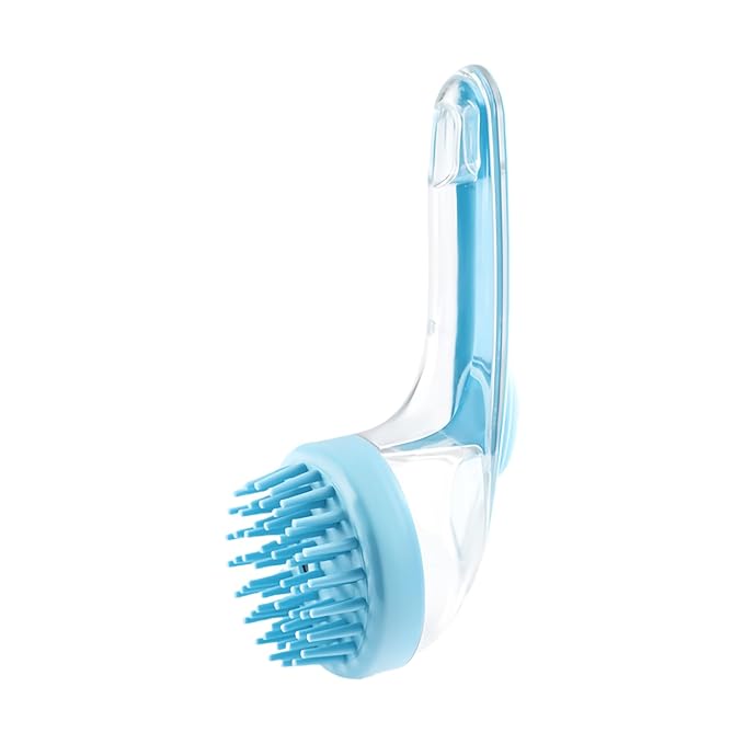 Dog Bath Brush – Cat Grooming Scrubber With Soap Dispenser, Gentle Massage Cleaning Tool | Ideal For Puppies Kittens Pets, Home Bathing, Swimming Pool, Beach, Travel And Professional Groomers