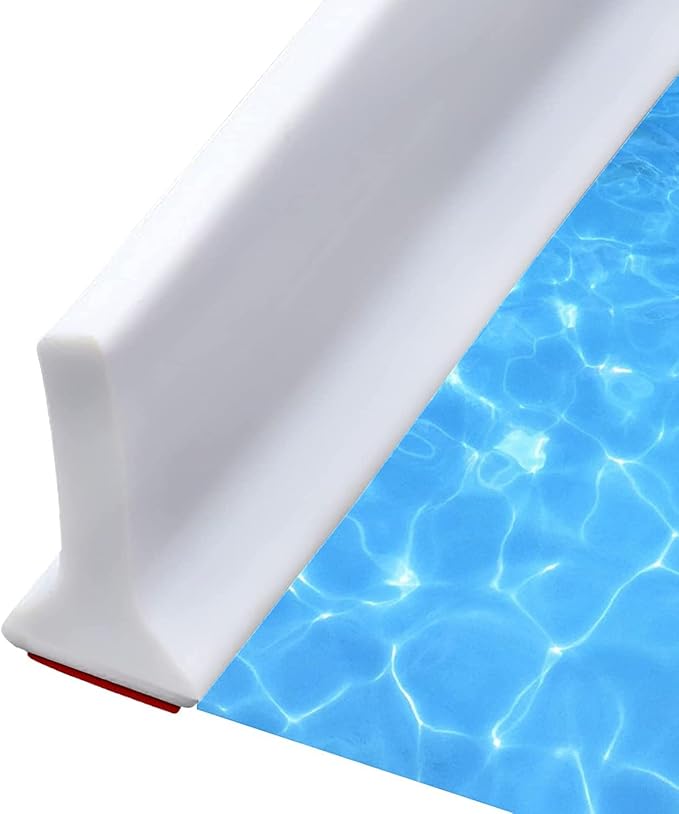 Collapsible Shower Water Guard Water Splash Guard Water Dam Barrier Shower Threshold for Shower Stall, Stay Dry Retainer for Wet and Dry Separation for Bathroom (48") …
