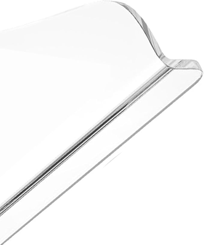 2PCS Clear Shower Splashing Guard, Acrylic Bath Angle Protection, Tub Corner Water Guards with Adhesive, Transparent Shower Water Guard for Home Bathroom