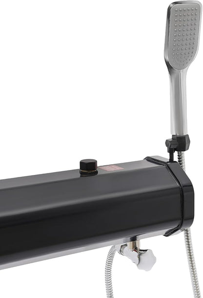 Portable Water Tank with Camping Shower, Pressurized Outdoor Shower System for Camping