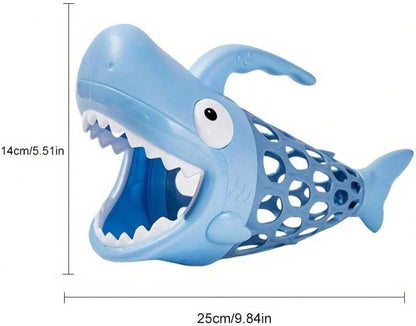 6-in-1 Shark Fishing Bath Toy for Kids - Ultimate Pool & Bathtub Fun with 1 Big Shark & 6 Colorful Fish | Educational & Durable Toy for Boys & Girls Ages 6+