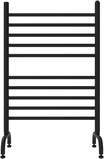 Amba SAFSMB-24 Solo 24" Freestanding 10 Bar Towel Warmer in Matte Black