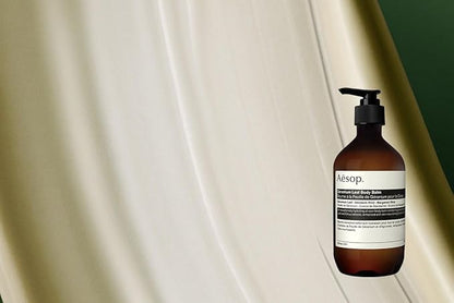 Aesop Geranium Leaf Body Balm | Soothing, Balancing Hydration with Geranium Leaf, Mandarin Rind, Bergamot Rind & Nut Oils | Green Citrus Fresh Scent | 500 mL / 16.9 fl oz
