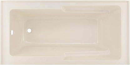 Voltaire 60" X 32" Left-Hand Drain Alcove Bathtub with Apron in Bisque