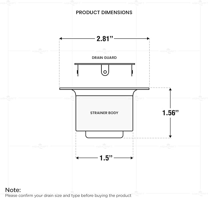 Everflow Stainless Steel Duplex Sink Strainer (Pack of 2)