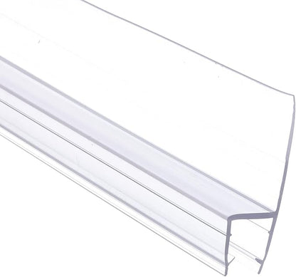 78" Shower Door Side Seal Strip for 1/2" Frameless Glass Shower Door Clear Polycarbonate