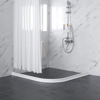 (Upgraded)3” High Shower Threshold Water Dam 67 Inch Collapsible Shower Barrier Water Stopper Shower Water Guard Dry and Wet Separation for Bathroom Kitchen and More(5.6ft)
