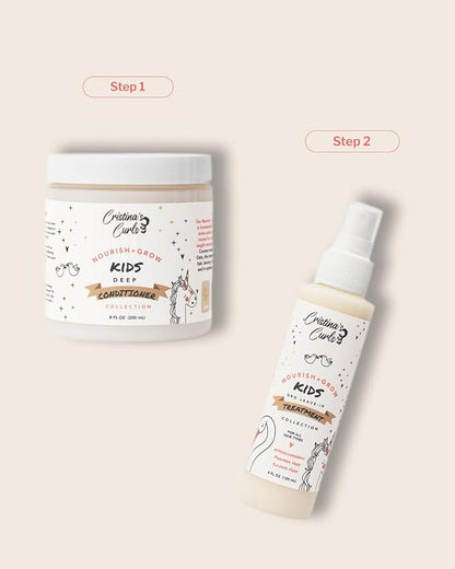 Cristina's Curls Kids Deep Conditioner – Plush Moisture And Slip For Easy Detangling