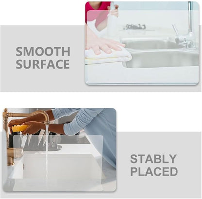 Luxshiny Shower Guard Transparent Splashproof Baffle for Bathtub Corner Water Barrier Tub Protector Bathroom Splash Guard 15.75X4.72 Inches