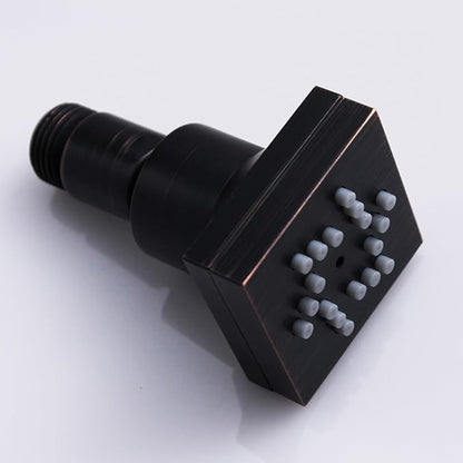 Oil Rubbed Bronze Digital Display Shower System with 16X24 inch Ceiling Mounted Shower Head(Rain&Waterfall Modes), with Handheld Spray and 6 PCS Dual Modes Body Jet