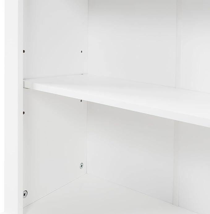 Favfurish 68" Tall Bathroom Storage Cabinet with Doors and Drawer,Modern Linen Cabinets w/Adjustable Shelf and Anti-Toppling Device,Freestanding Organizer for Bath Room,Study,Office,Kitchen White