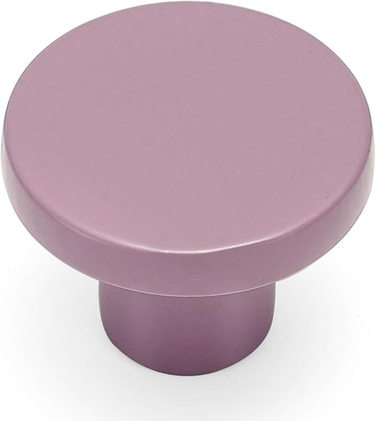 Ravinte 30 Pack Cabinet Knobs Purple Kitchen Cabinet Knobs Round Dresser Drawer Pulls Closet Door Pulls 1-1/5 Inch