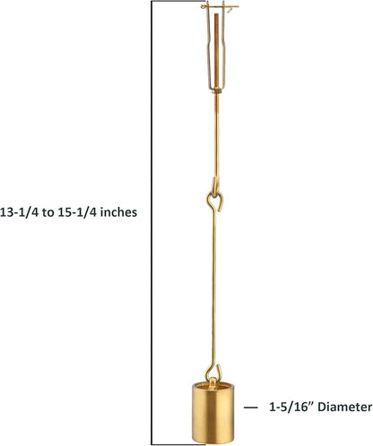 Tub Drain Linkage Assembly, Solid Brass, Fit for Trip Lever Bath Tub Waste and Overflow Drain by Artiwell