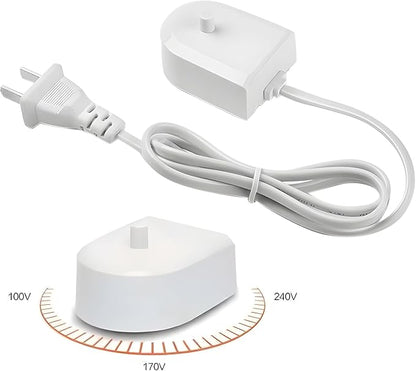Charger Base Replacement for Philips Sonicare Electric Toothbrush 4100 5100 6100 6500 7500, HX6100 HX6240 HX6240-05 HX6250 HX6530 HX6610 HX6730 HX684a HX686p, Waterproof Power Cord