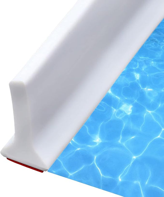 Collapsible Shower Water Guard Water Splash Guard Water Dam Barrier Shower Threshold for Shower Stall, Stay Dry Retainer for Wet and Dry Separation for Bathroom (39") …