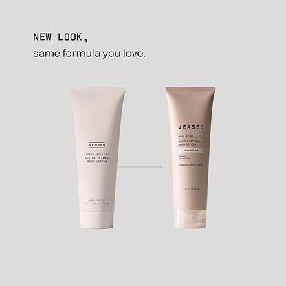 Versed Press Restart Retinol Body Lotion - Cocoa Butter + Squalane Moisturizer for Dry Skin (8 Fl Oz (Pack of 1))