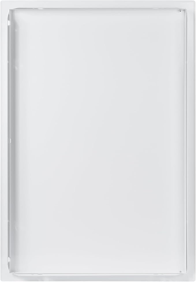 Vent Systems 16'' x 24'' Inch White Metal Access Panel with Click Function - Easy Access Doors - Access Panel for Drywall Wall Ceiling - Electrical and Plumbing Service Door - Crawl Space Doors