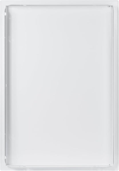 Vent Systems 16'' x 24'' Inch White Metal Access Panel with Click Function - Easy Access Doors - Access Panel for Drywall Wall Ceiling - Electrical and Plumbing Service Door - Crawl Space Doors