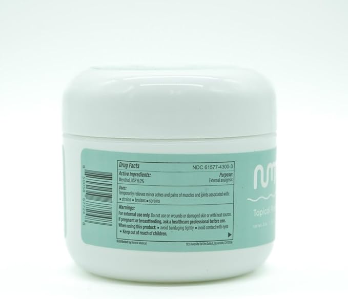 numm. Instant Pain Relief Gel, Cool Freeze, 6% Menthol, Citrus Mint Scent (2 Ounce (Pack of 1))