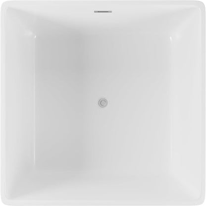 Voltaire 47" Square Freestanding Bathtub